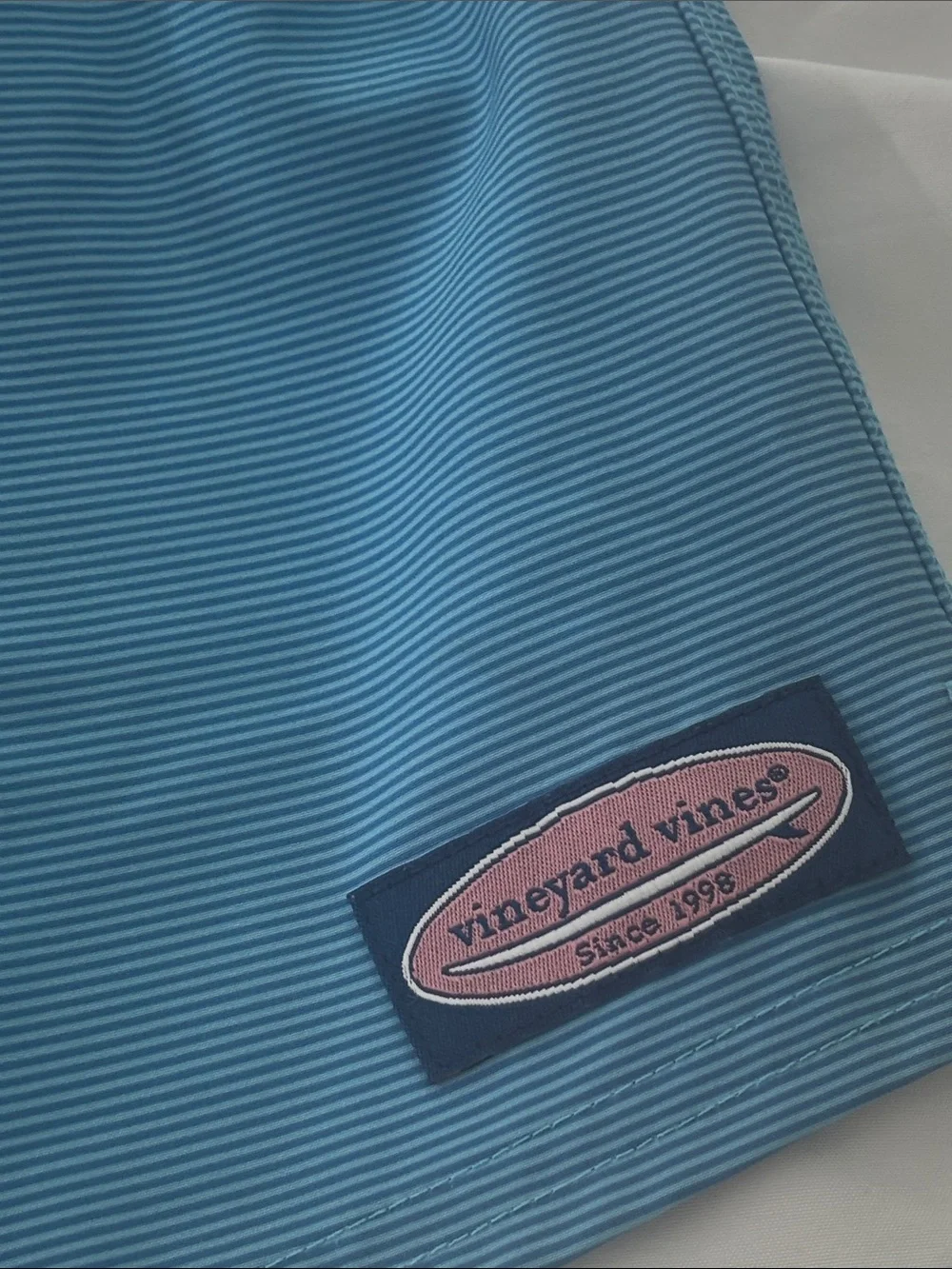 Vineyard Vines Boys Striped Chappy bathing suit - Size Large